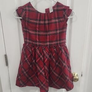 Plaid Red Kids Dress